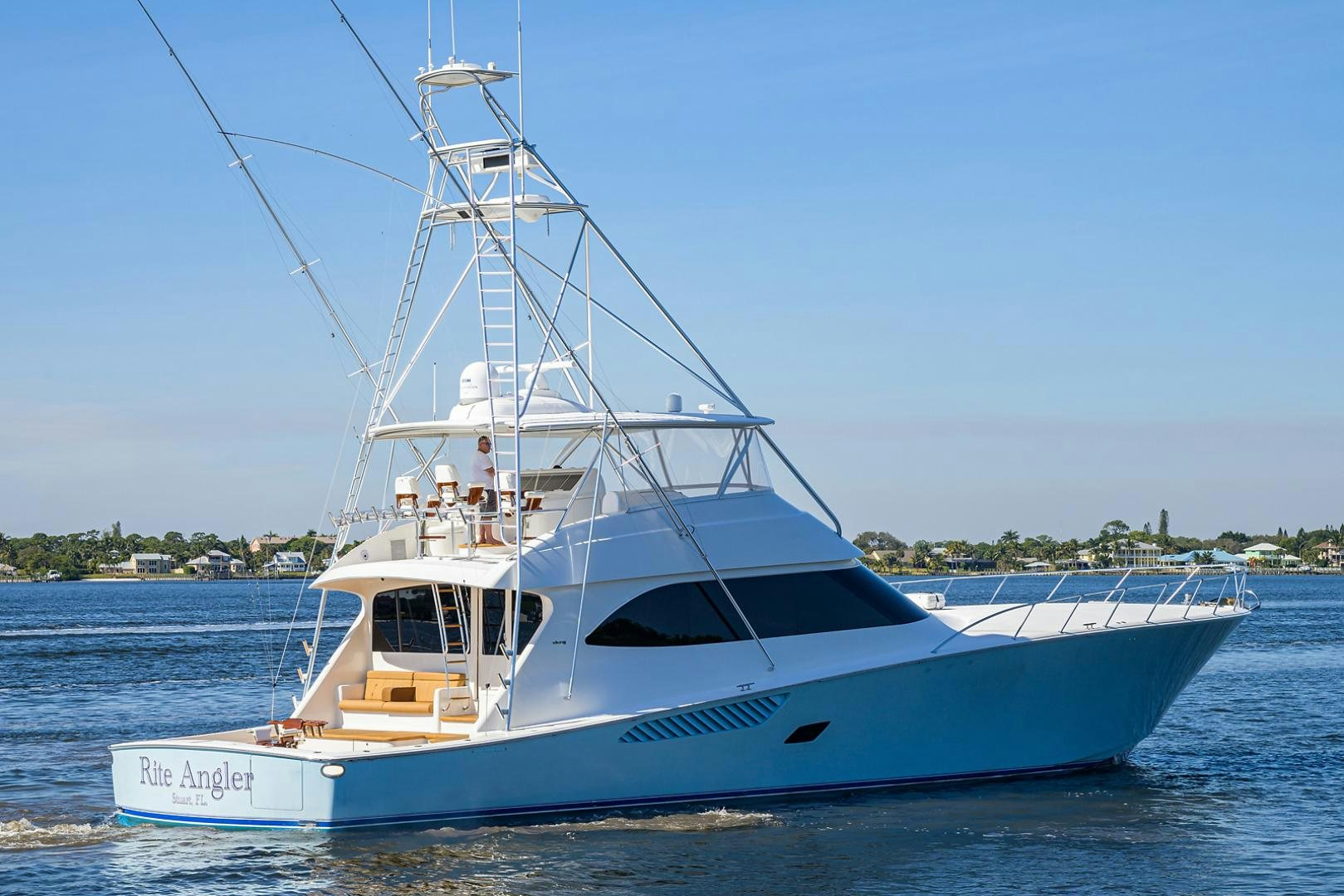 a boat on the water aboard RITE ANGLER Yacht for Sale
