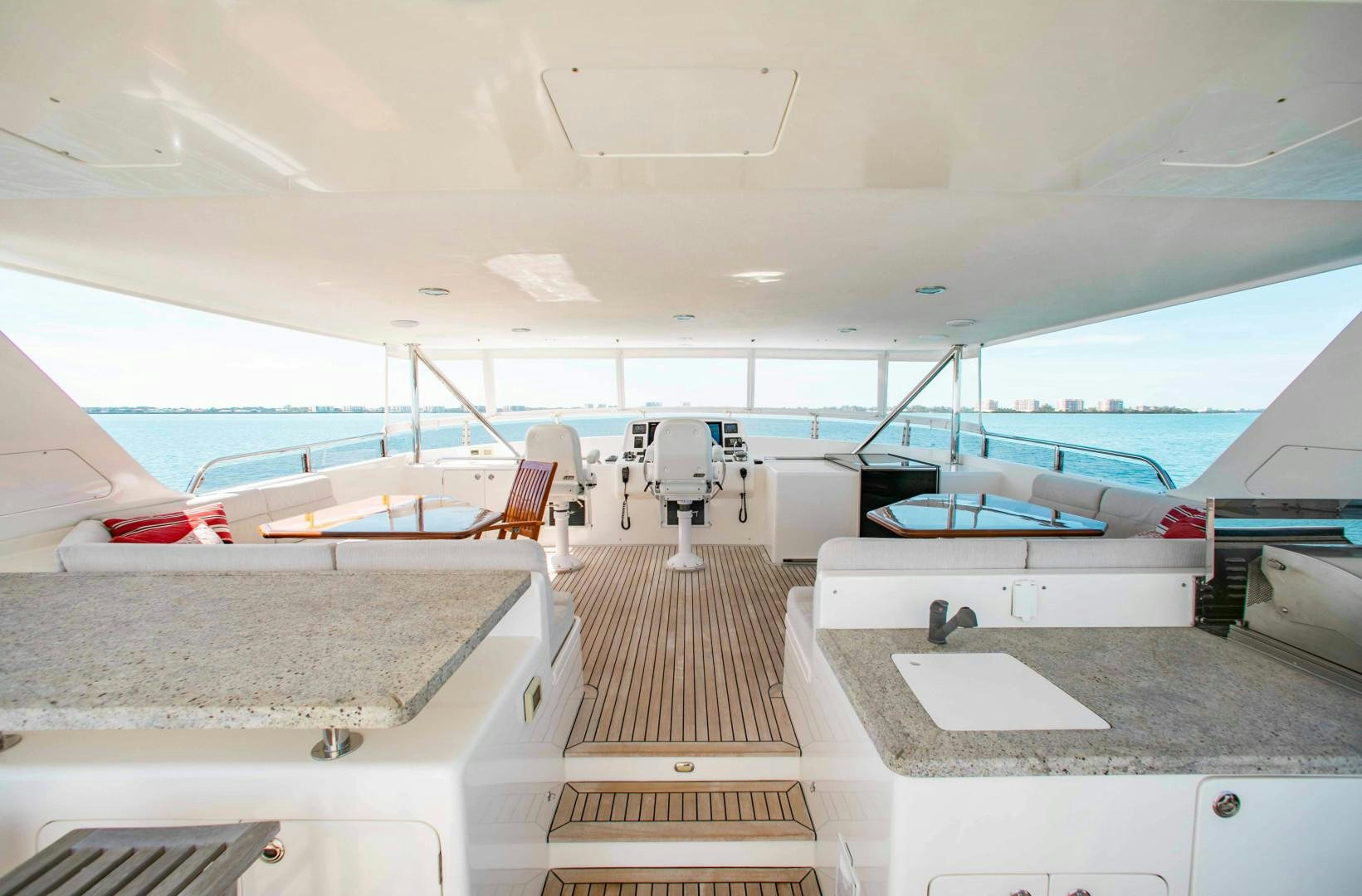 inside of an airplane aboard BARBARA SUE II Yacht for Sale