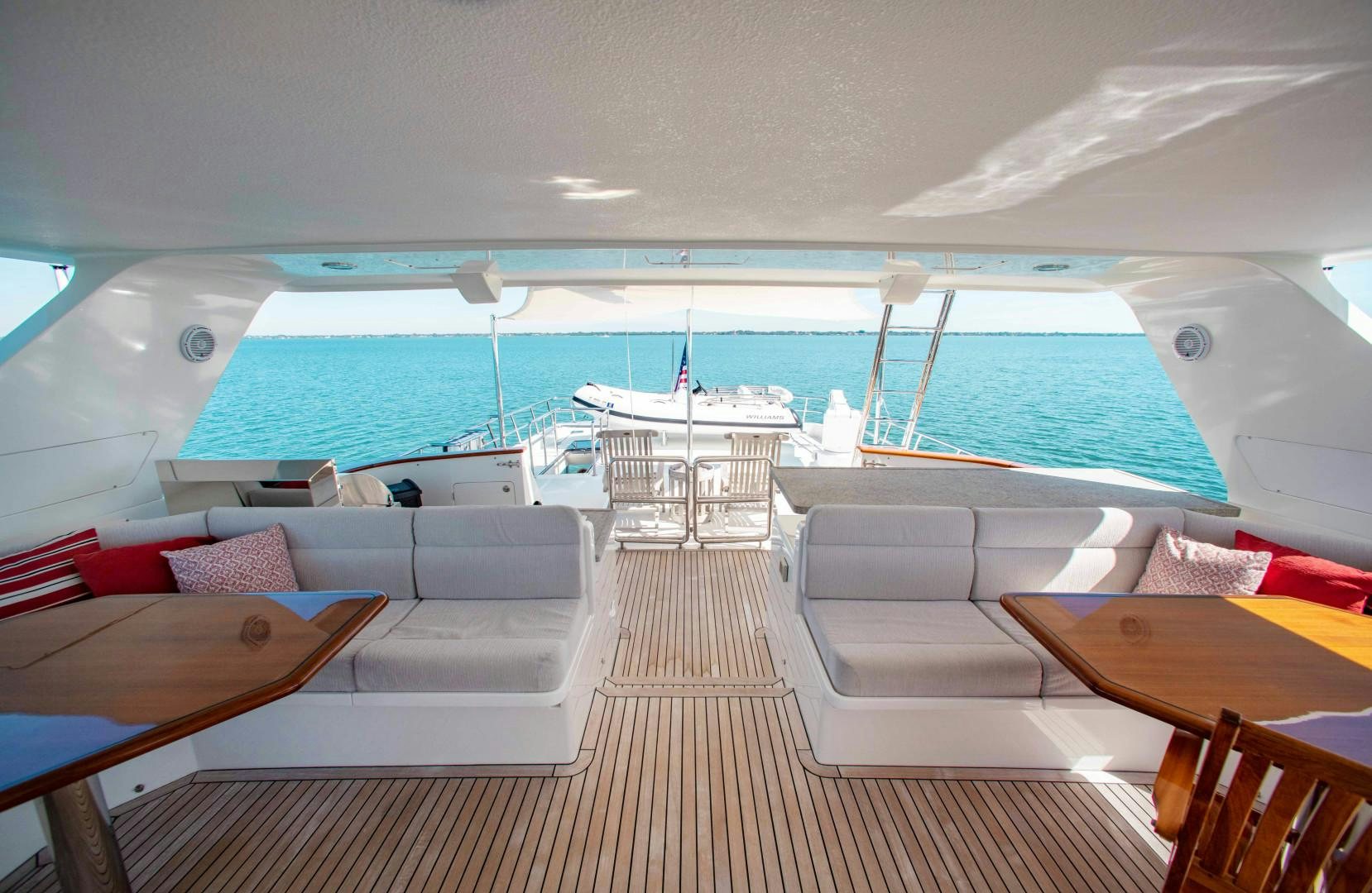 a boat on a boat aboard BARBARA SUE II Yacht for Sale
