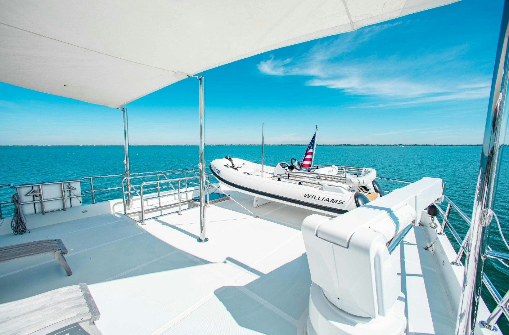 a boat on the water aboard BARBARA SUE II Yacht for Sale