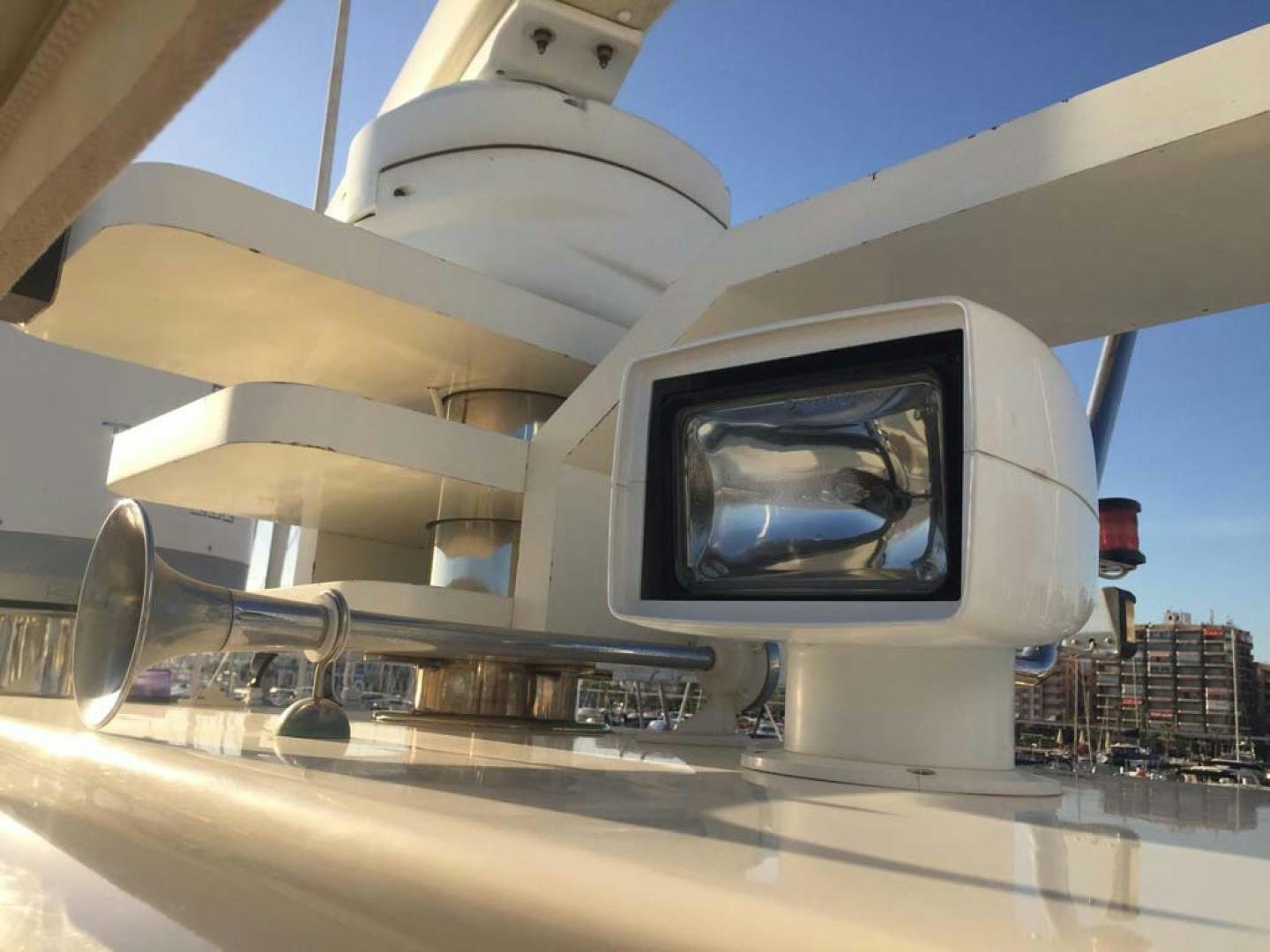 a large white machine aboard HEMERA CUARTA Yacht for Sale