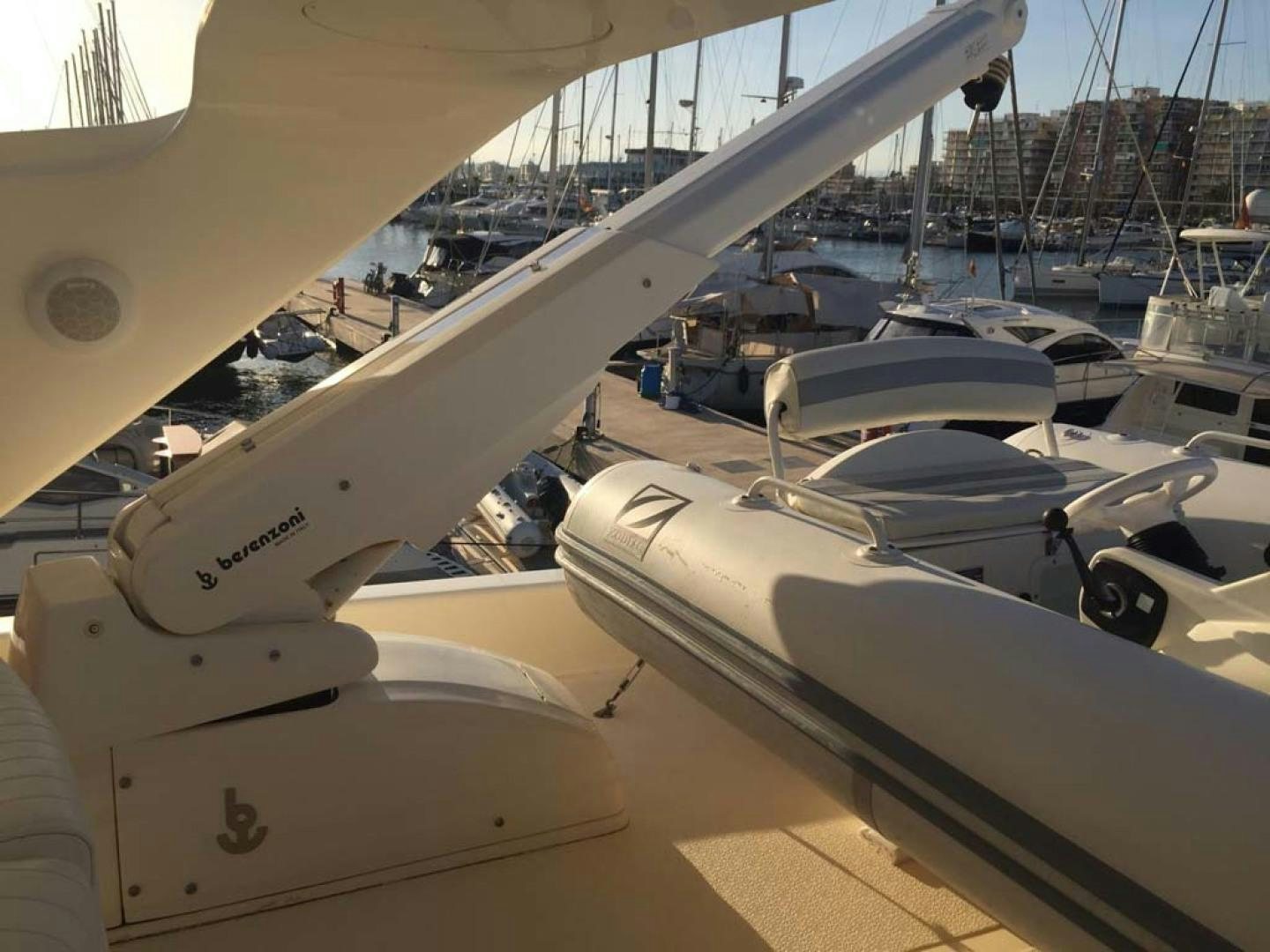 a plane on a runway aboard HEMERA CUARTA Yacht for Sale