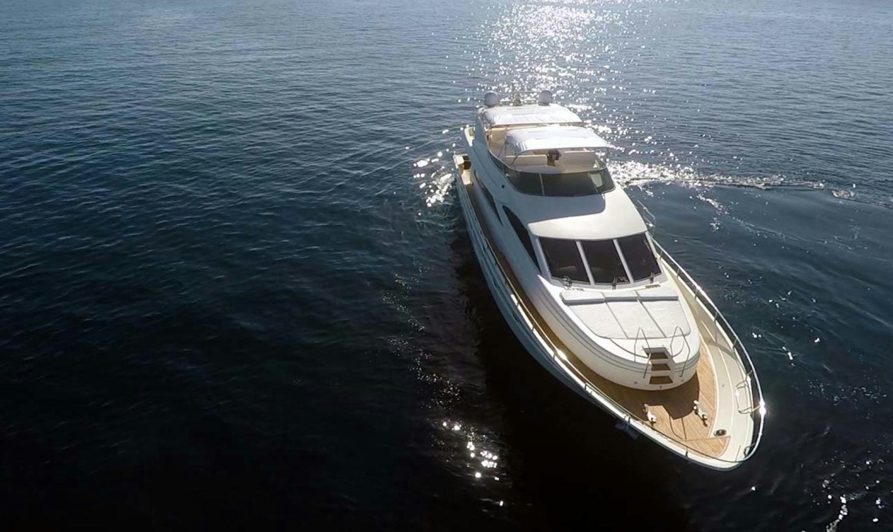 a ship in the water aboard HEMERA CUARTA Yacht for Sale