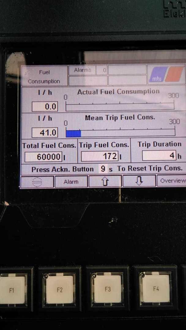 graphical user interface, application, table aboard HEMERA CUARTA Yacht for Sale