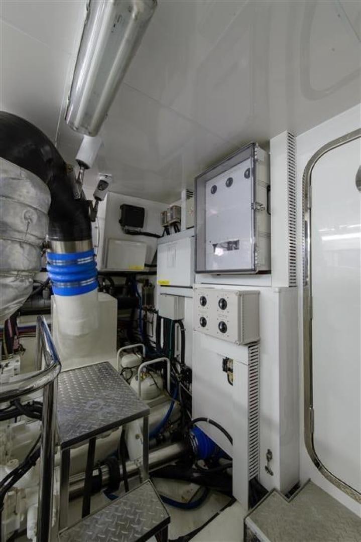 a machine with a ladder aboard OCEANA Yacht for Sale