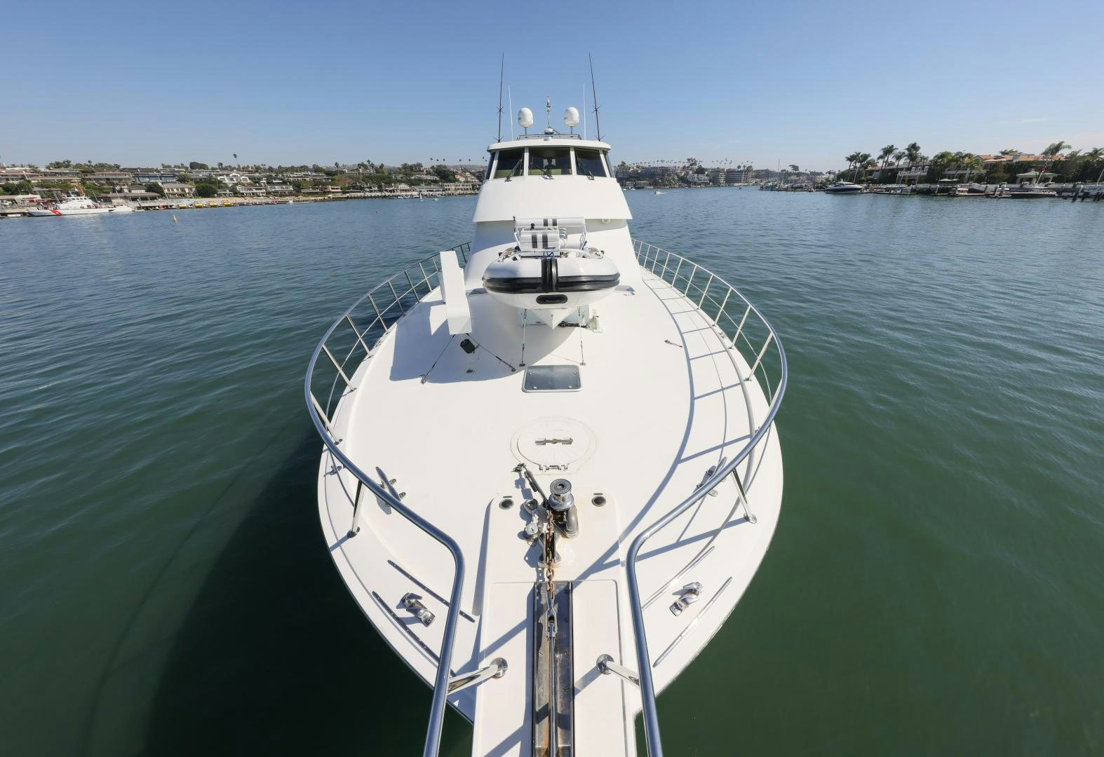 a large white boat in the water aboard LADY LILA Yacht for Sale