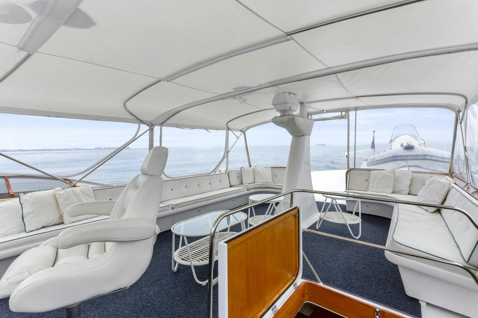 inside of a boat aboard ELEGANTE Yacht for Sale