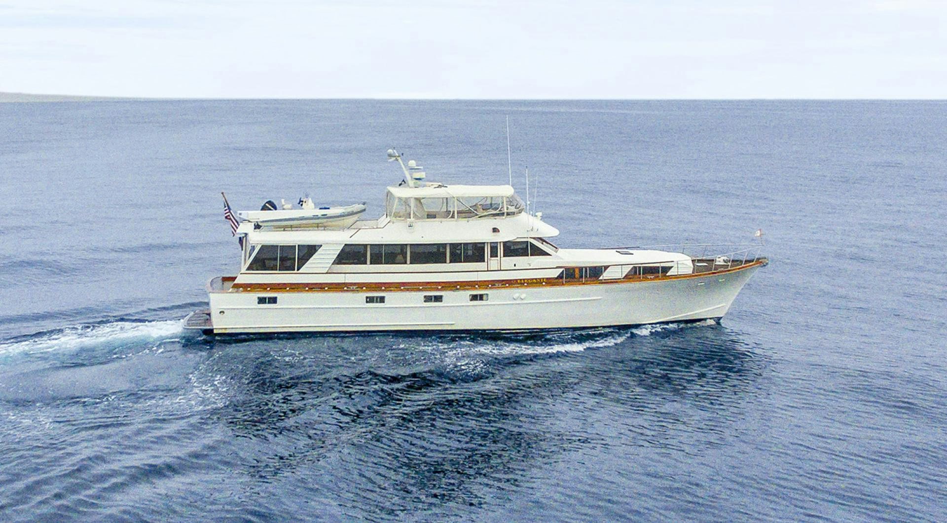 a boat on the water aboard ELEGANTE Yacht for Sale