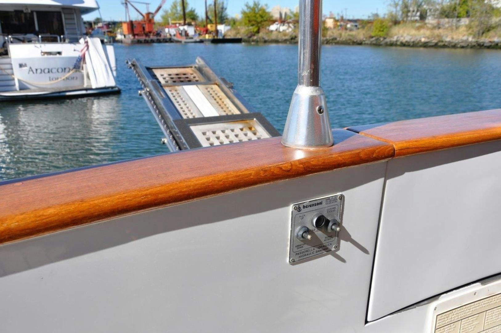 a boat on the water aboard M.I.S. MOONDANCE Yacht for Sale