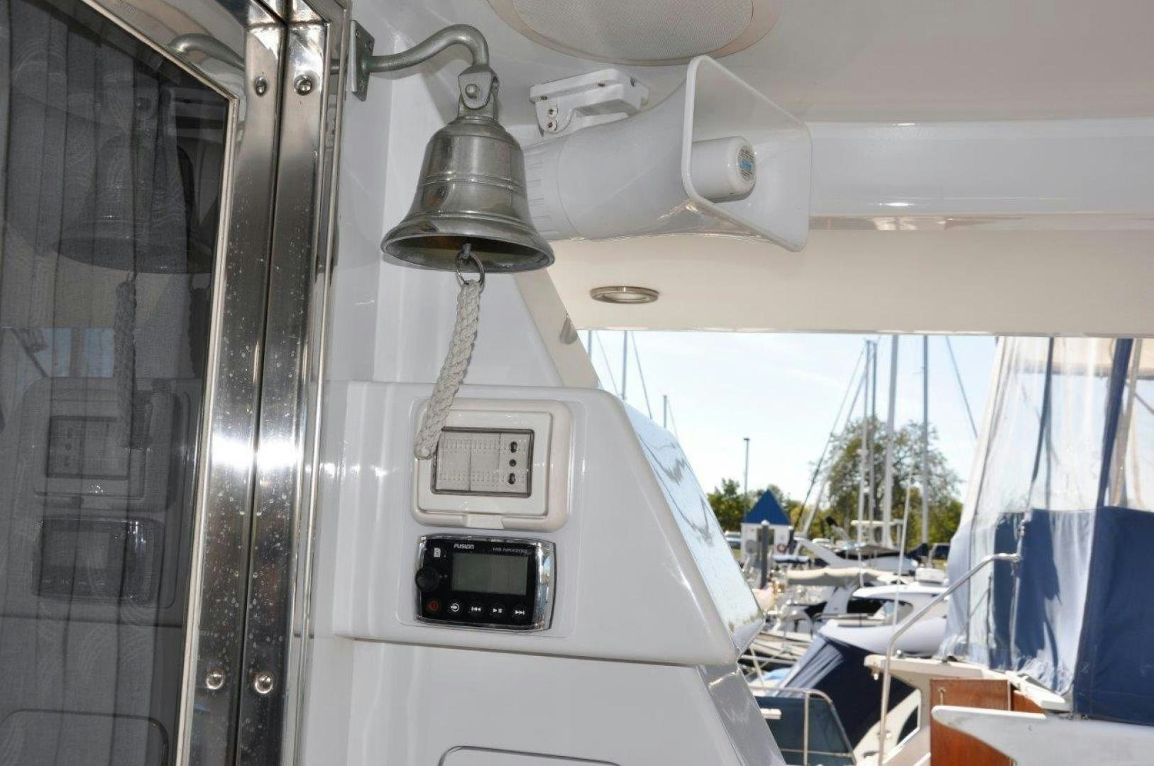 a white machine with a light on the side aboard M.I.S. MOONDANCE Yacht for Sale