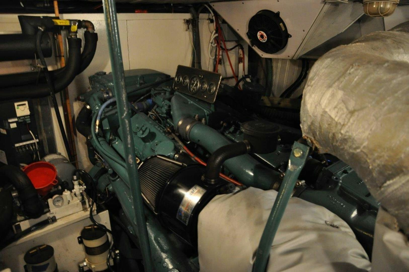 a close-up of a machine aboard M.I.S. MOONDANCE Yacht for Sale