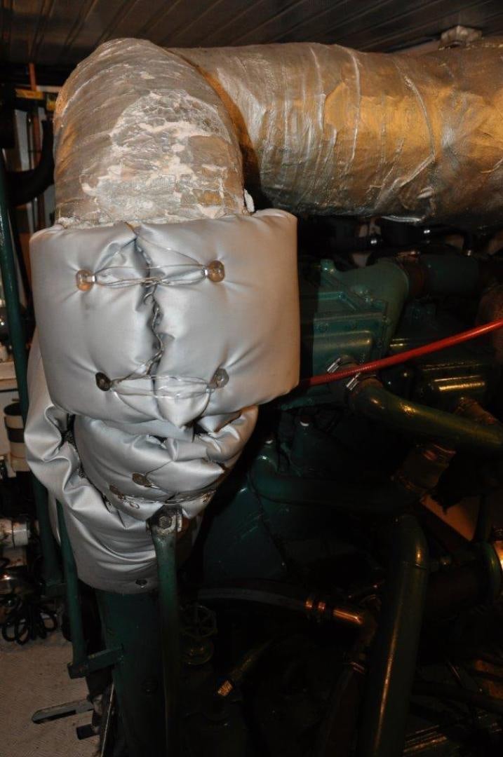 a mannequin wearing a white mask aboard M.I.S. MOONDANCE Yacht for Sale