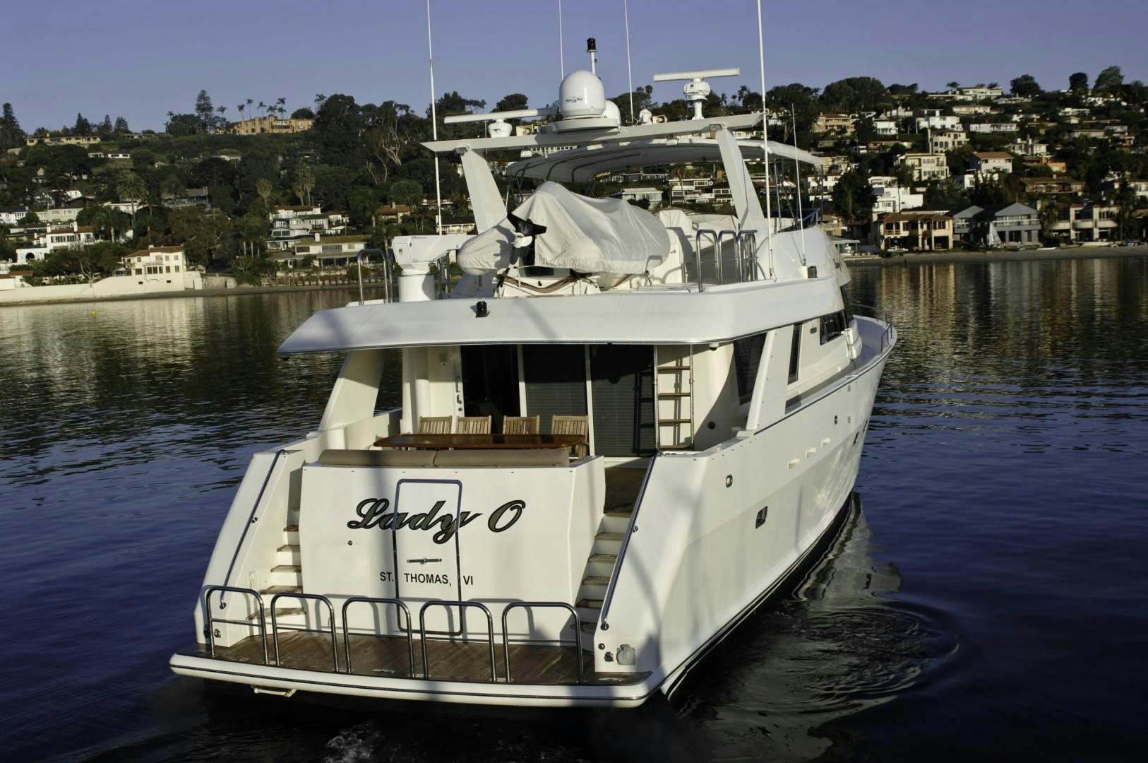 a boat in the water aboard LADY O Yacht for Sale