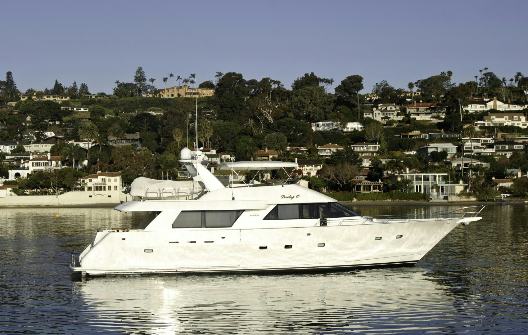 a boat in the water aboard LADY O Yacht for Sale