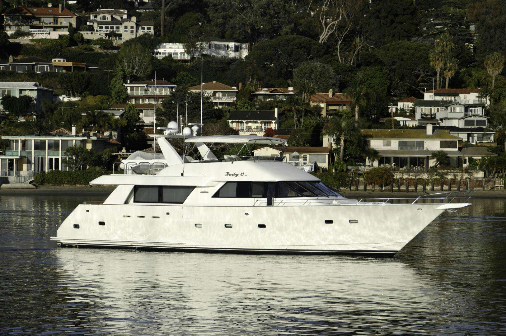 a boat on the water aboard LADY O Yacht for Sale