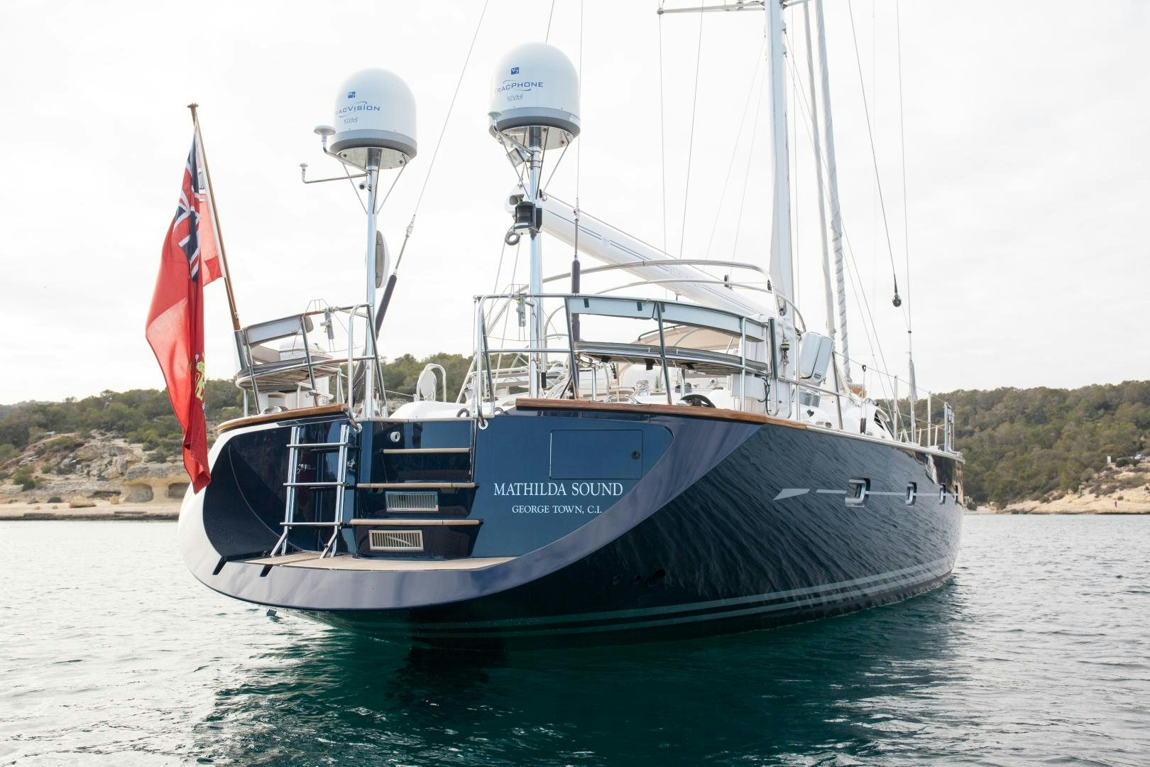 a boat on the water aboard MATHILDA SOUND Yacht for Sale