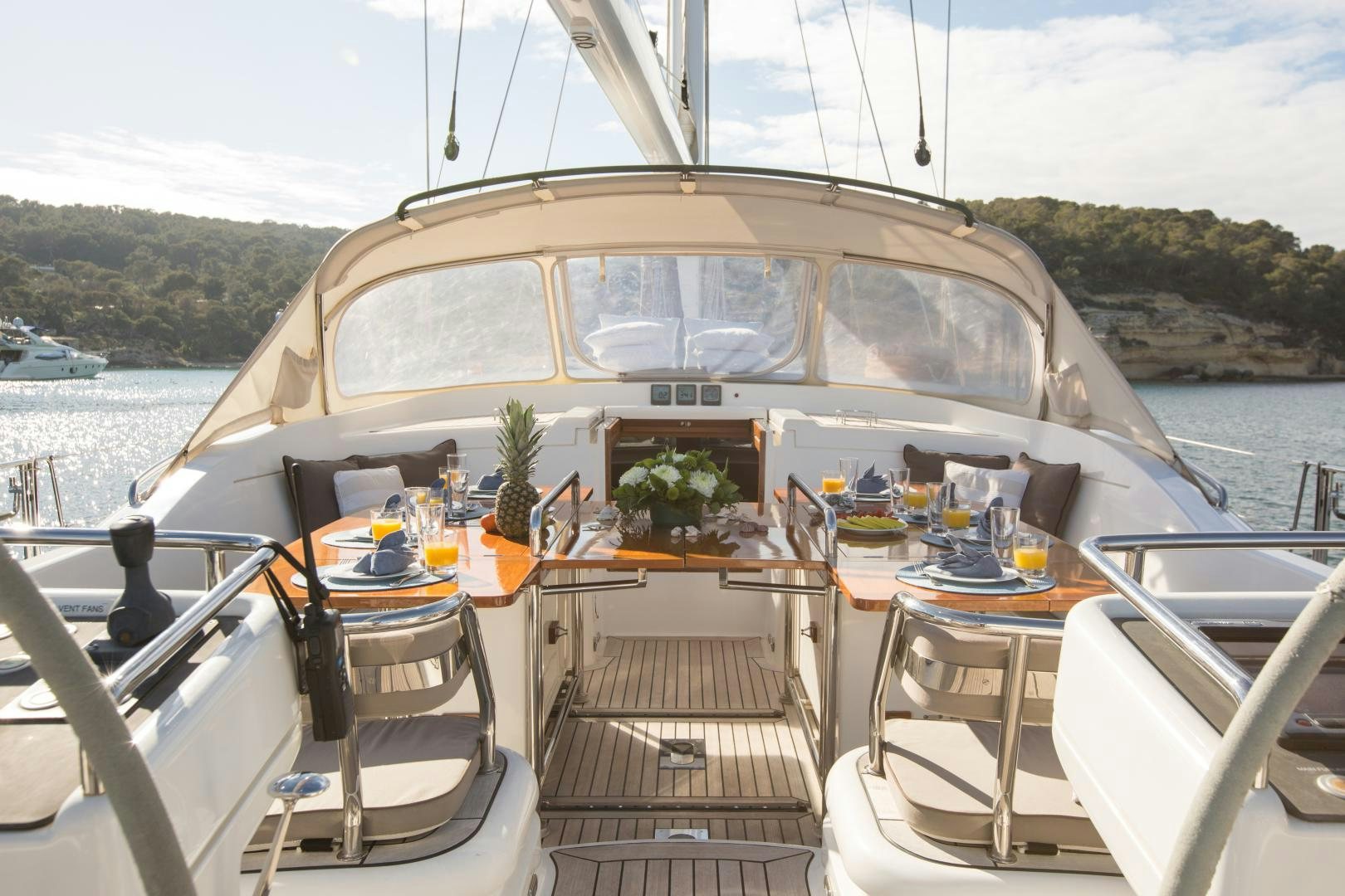 a boat on the water aboard MATHILDA SOUND Yacht for Sale