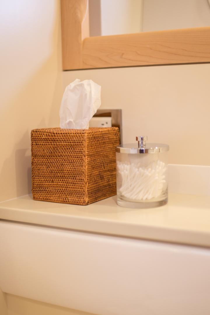 a basket on a counter aboard MATHILDA SOUND Yacht for Sale
