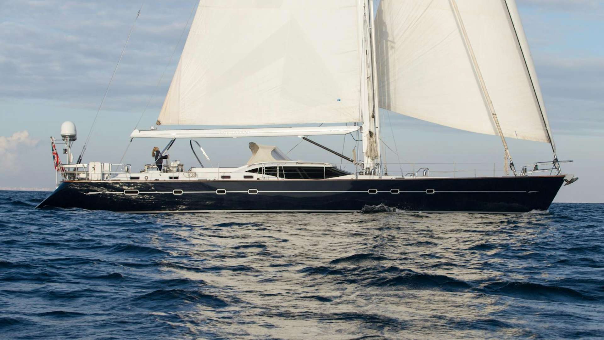 a boat on the water aboard MATHILDA SOUND Yacht for Sale