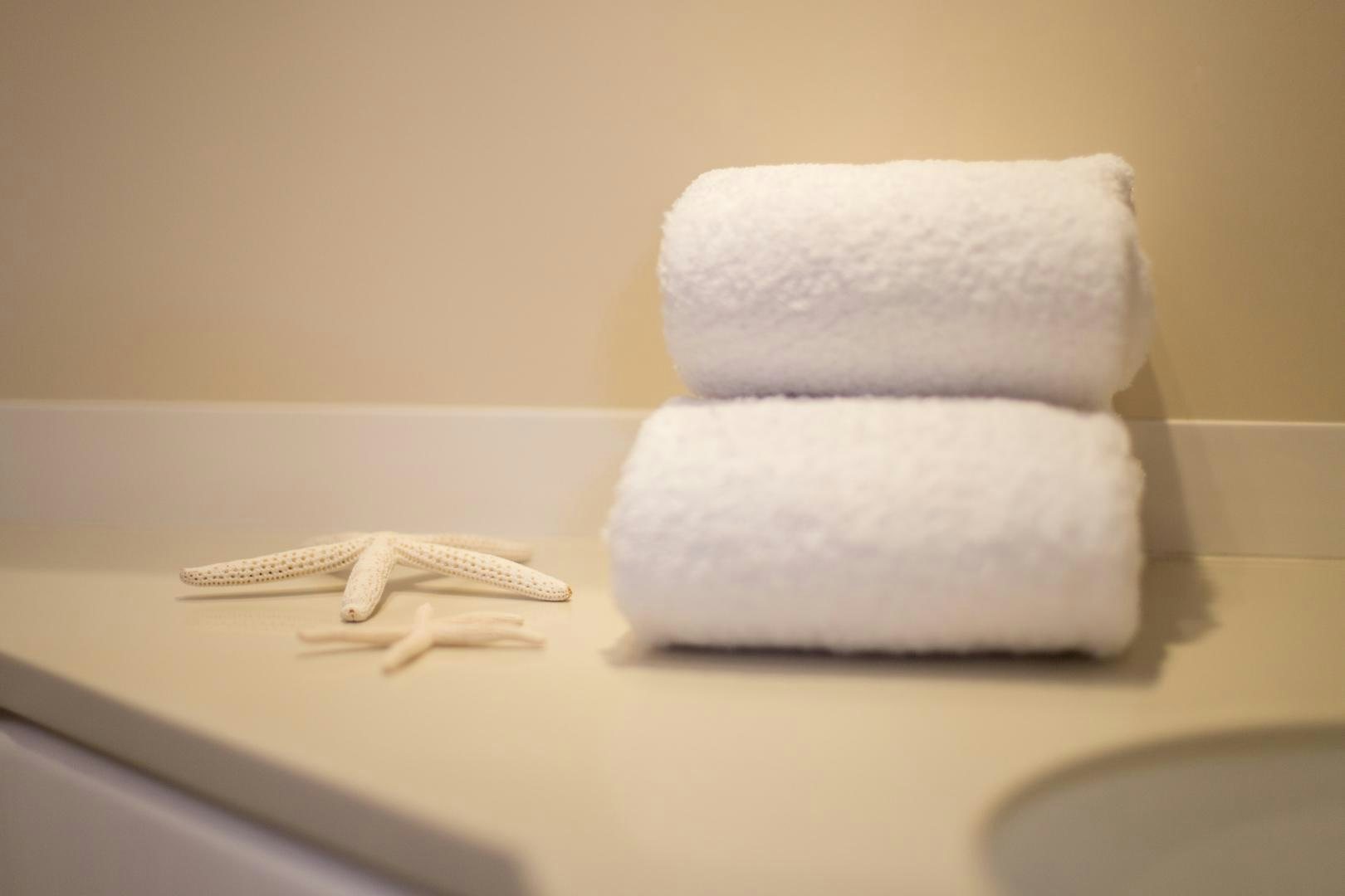 a towel on a counter aboard MATHILDA SOUND Yacht for Sale