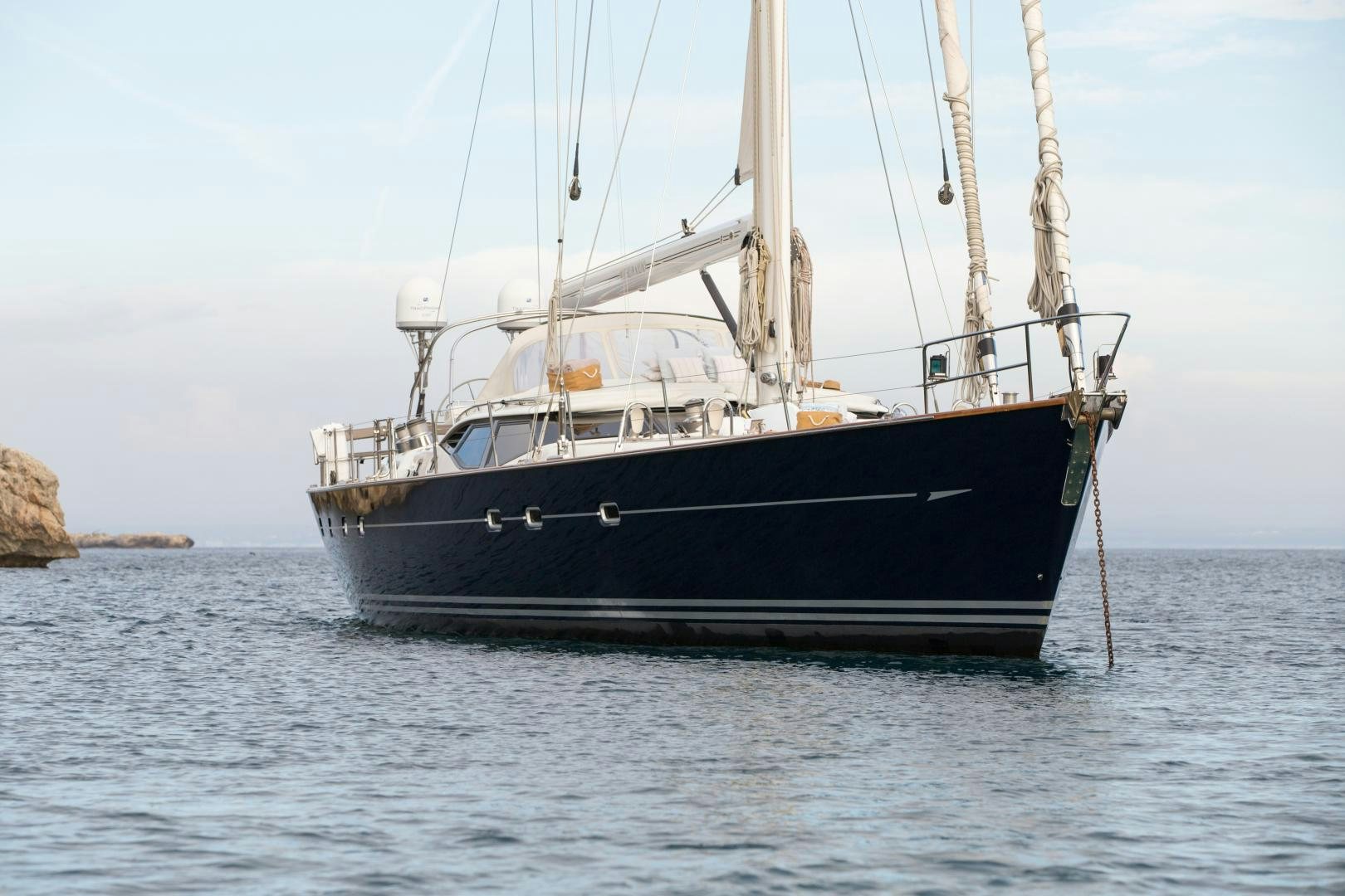 a boat on the water aboard MATHILDA SOUND Yacht for Sale