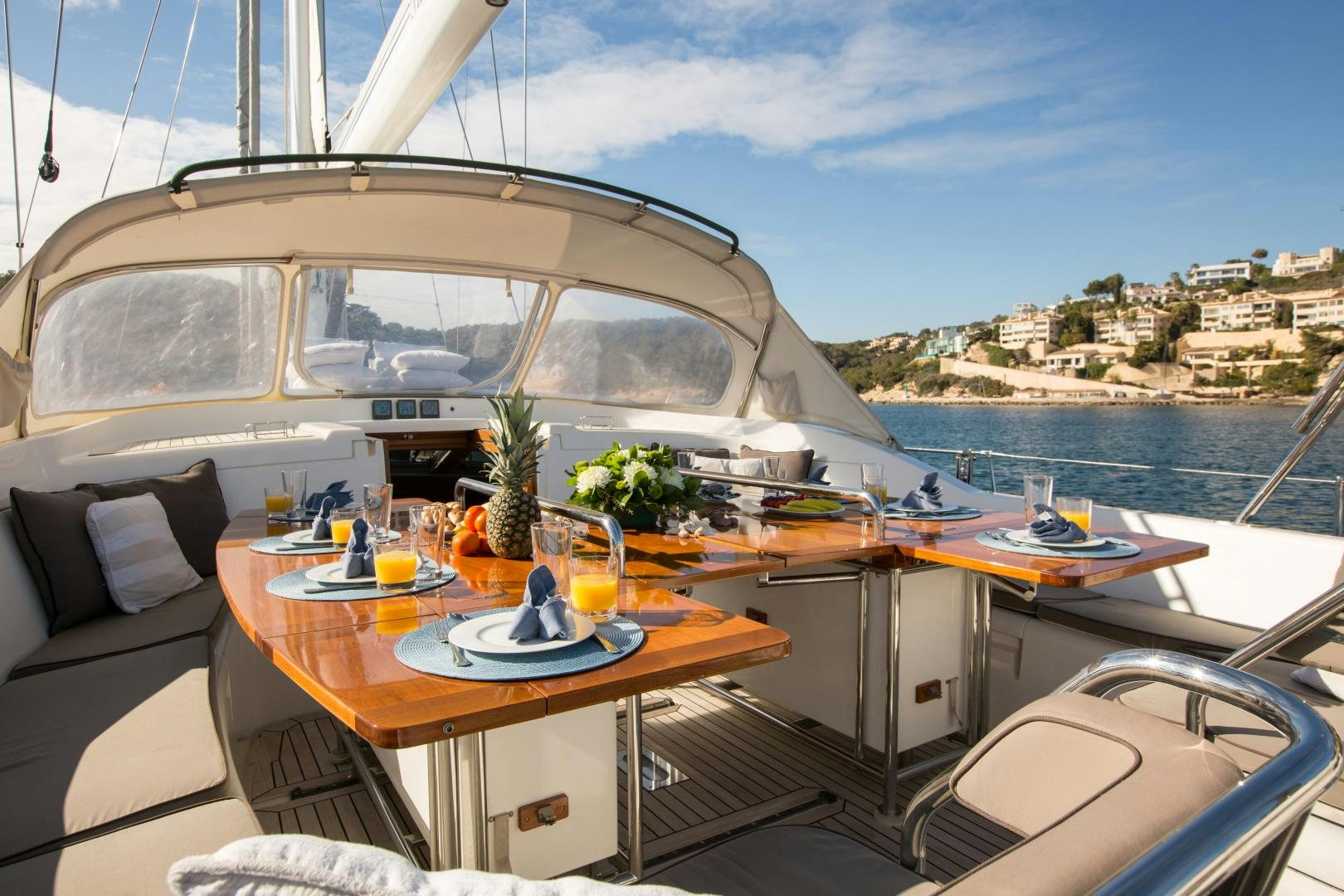 a boat on the water aboard MATHILDA SOUND Yacht for Sale