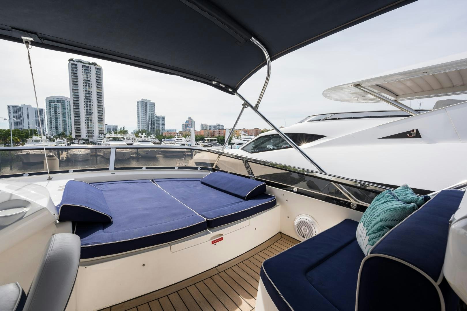 the inside of a plane aboard SS ARTS Yacht for Sale