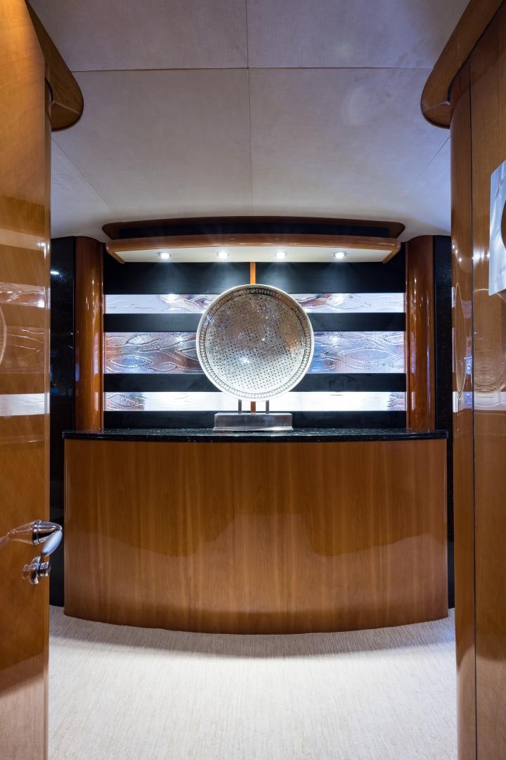a large oven with a pan on it aboard SS ARTS Yacht for Sale