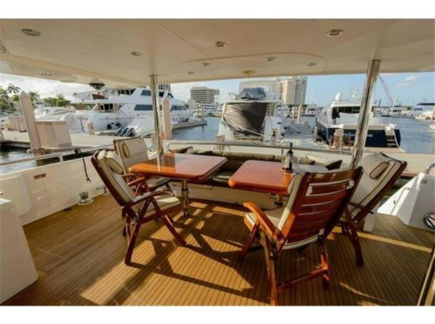 a boat on the water aboard PRIMETIME Yacht for Sale