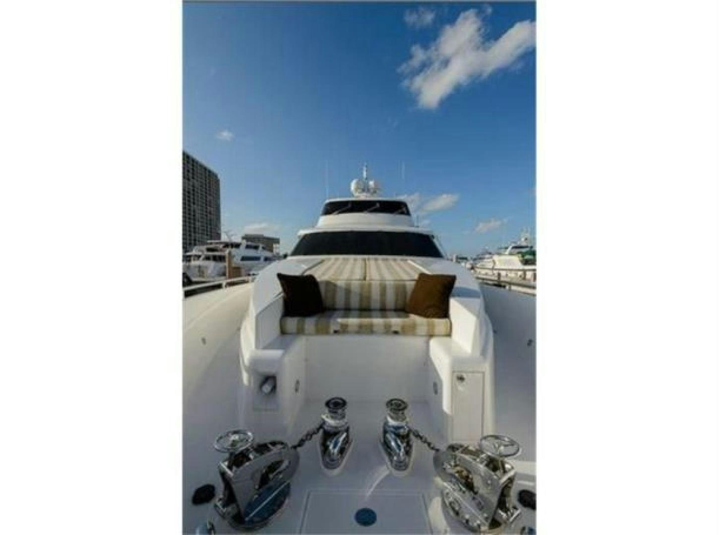 a space shuttle on a launch pad aboard PRIMETIME Yacht for Sale