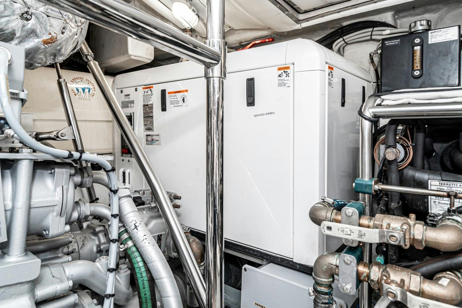 a machine with wires aboard NO NAME Yacht for Sale