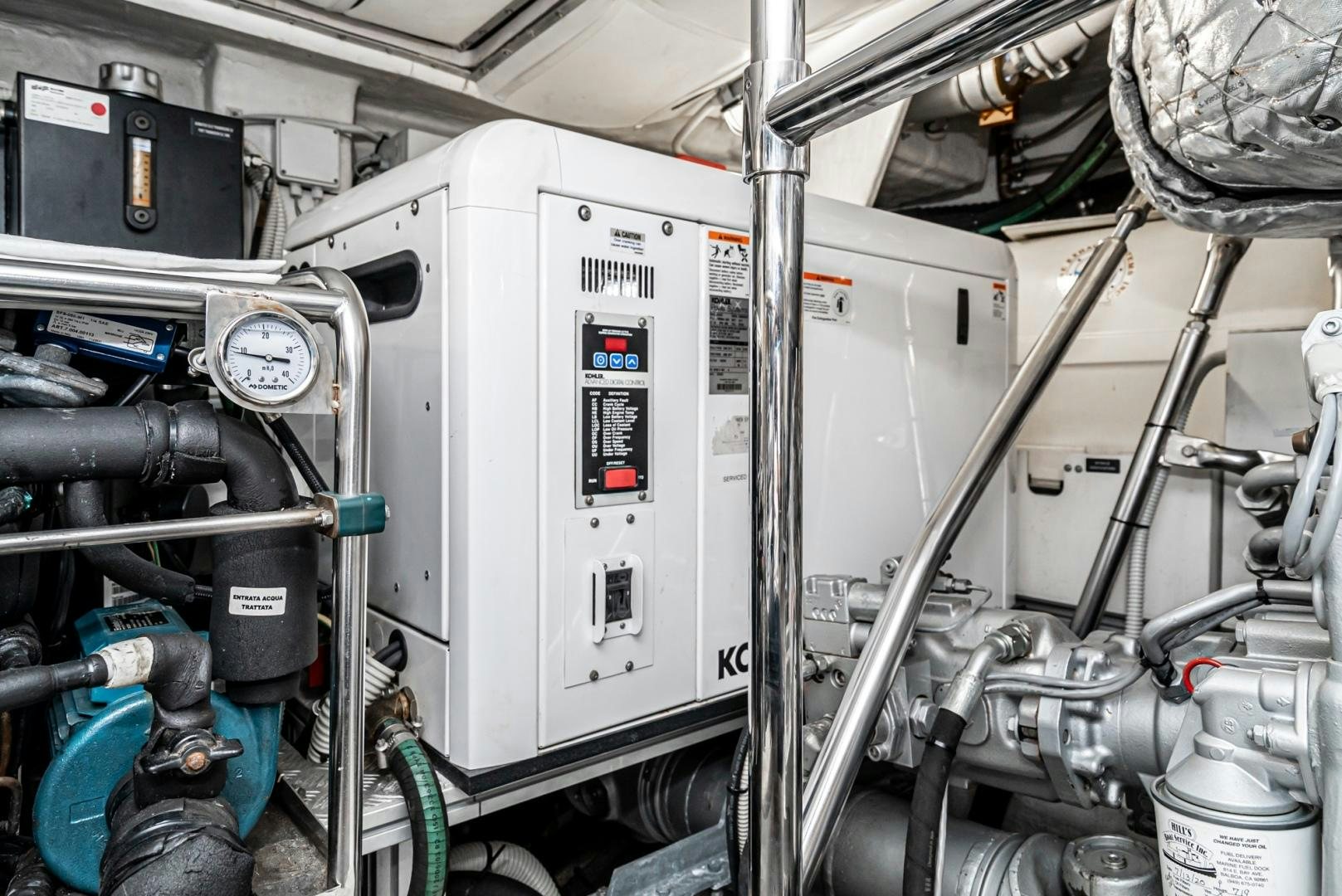 a machine with wires aboard NO NAME Yacht for Sale