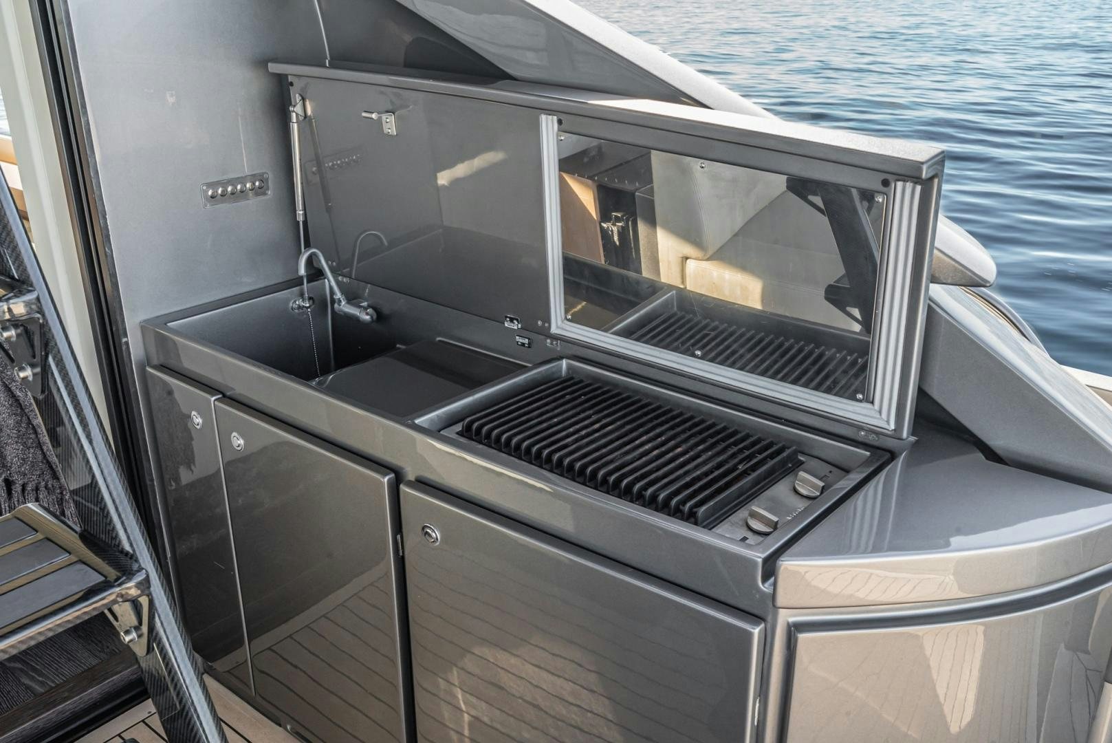 the front of a boat aboard NO NAME Yacht for Sale