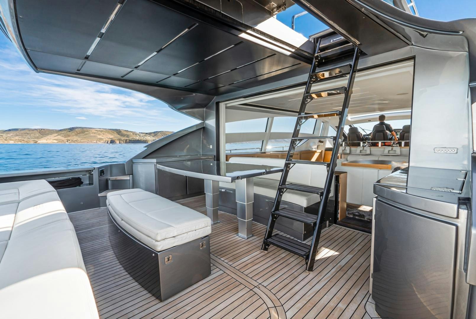 a boat with a ladder aboard NO NAME Yacht for Sale