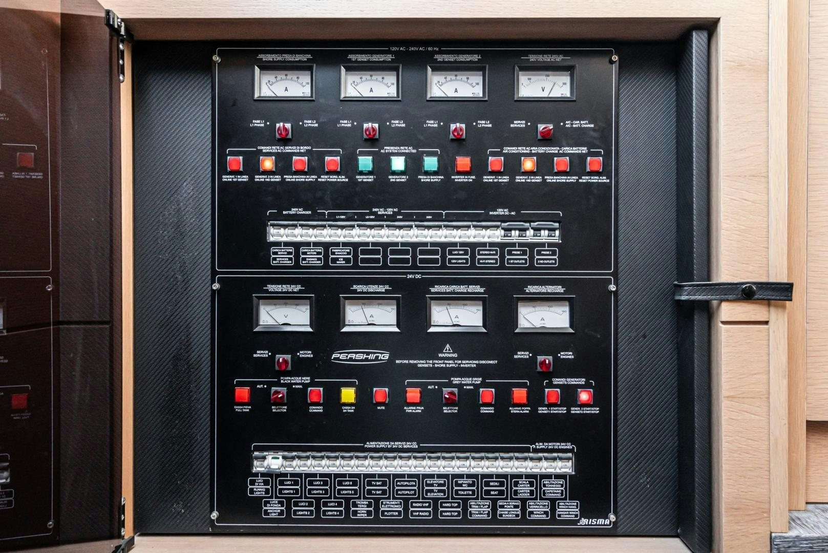 graphical user interface aboard NO NAME Yacht for Sale