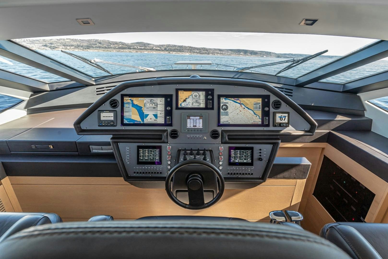 a dashboard of a car aboard NO NAME Yacht for Sale