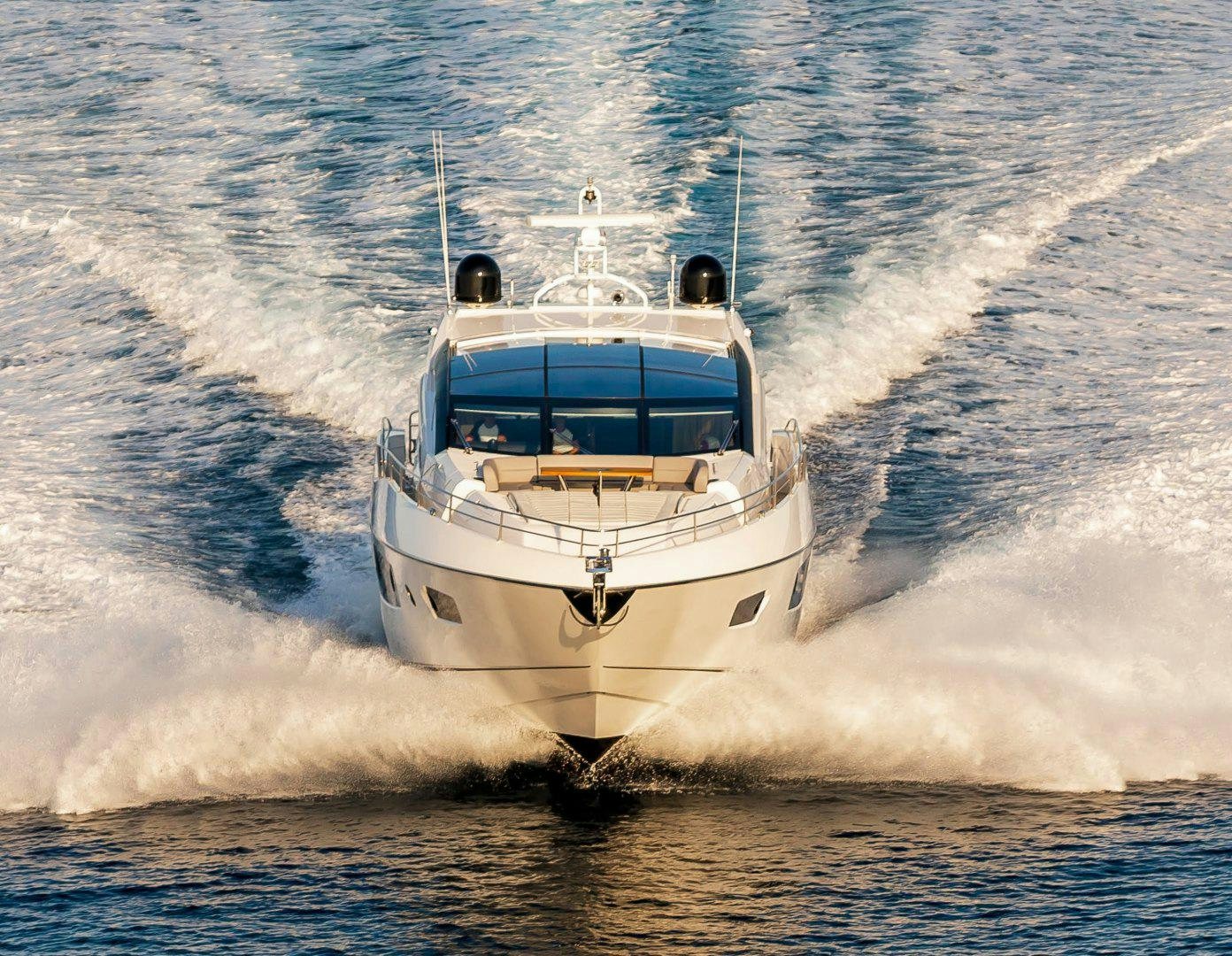 a boat on the water aboard SKYFALL Yacht for Sale