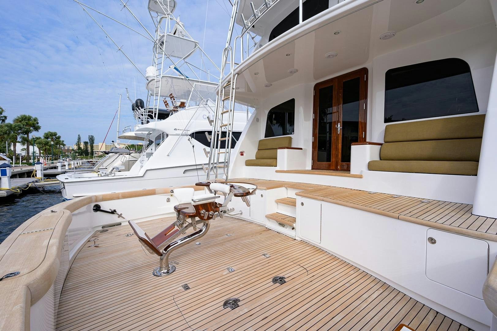 a boat on the water aboard BLACK SHADOW Yacht for Sale