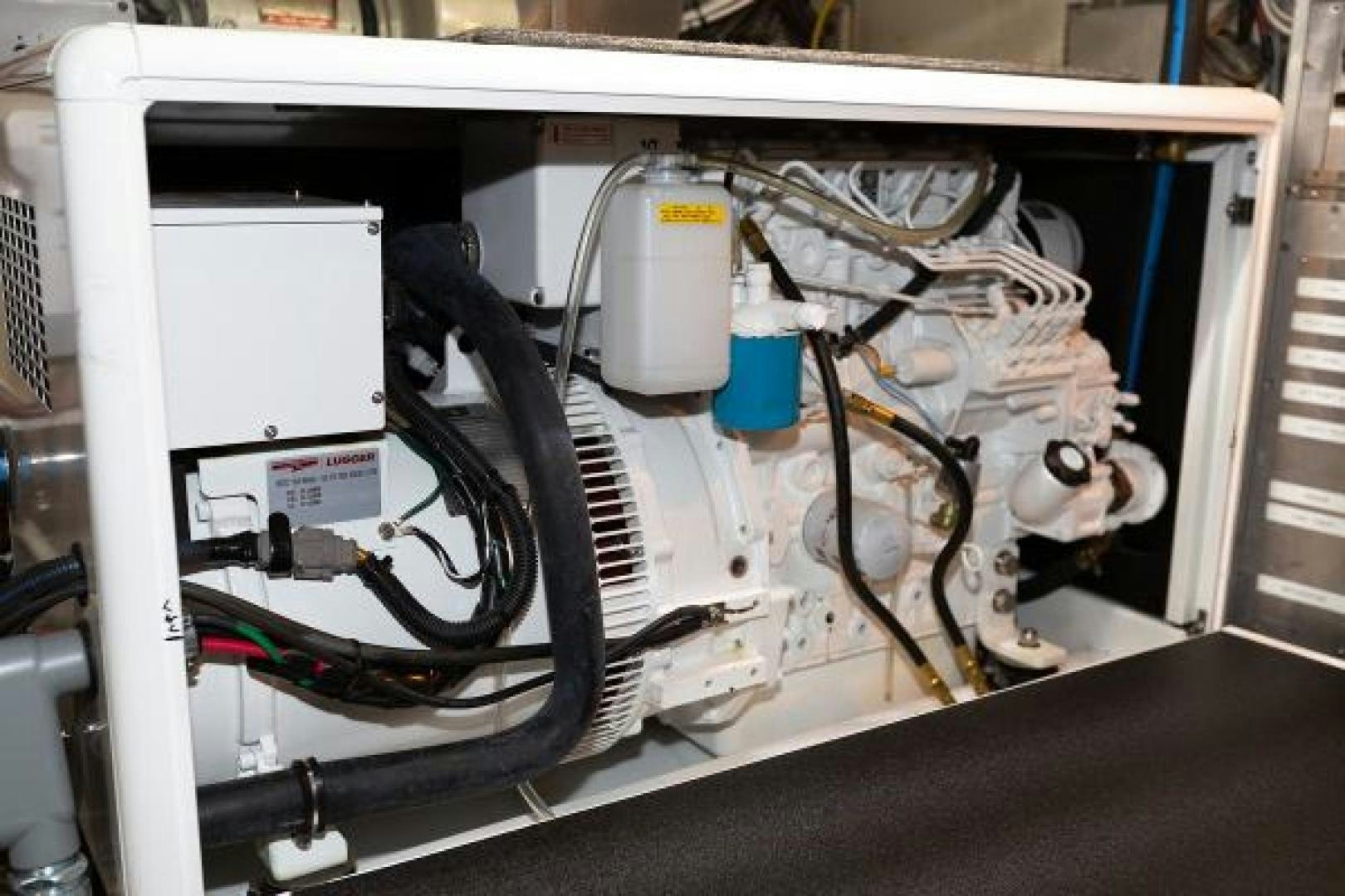 a machine with wires aboard No Name Yacht for Sale