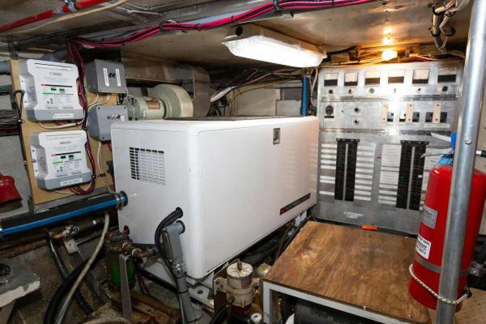 a room with machinery and equipment aboard No Name Yacht for Sale