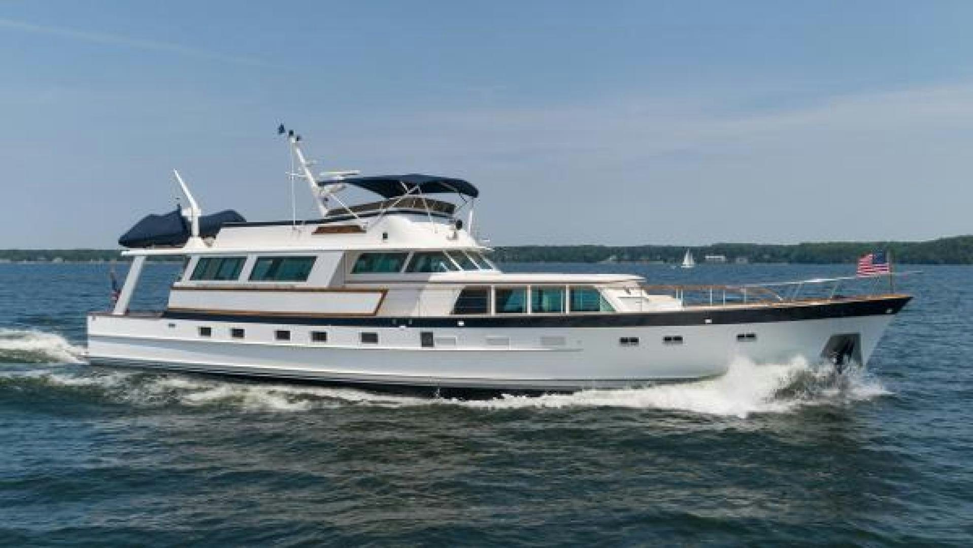 a boat on the water aboard No Name Yacht for Sale