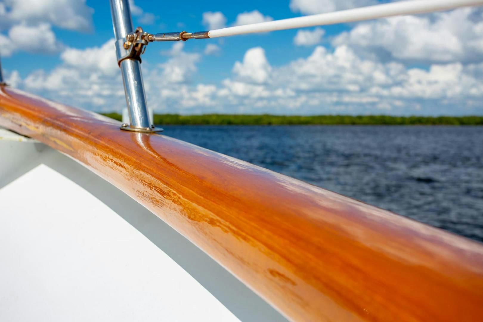 a boat on the water aboard HIGH MILEAGE Yacht for Sale