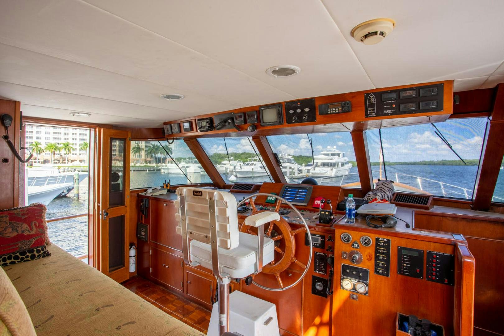 inside of a boat aboard HIGH MILEAGE Yacht for Sale