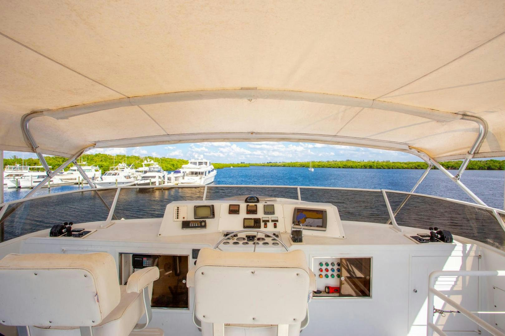 a boat on the water aboard HIGH MILEAGE Yacht for Sale