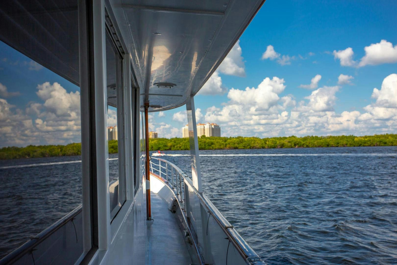 a boat on the water aboard HIGH MILEAGE Yacht for Sale