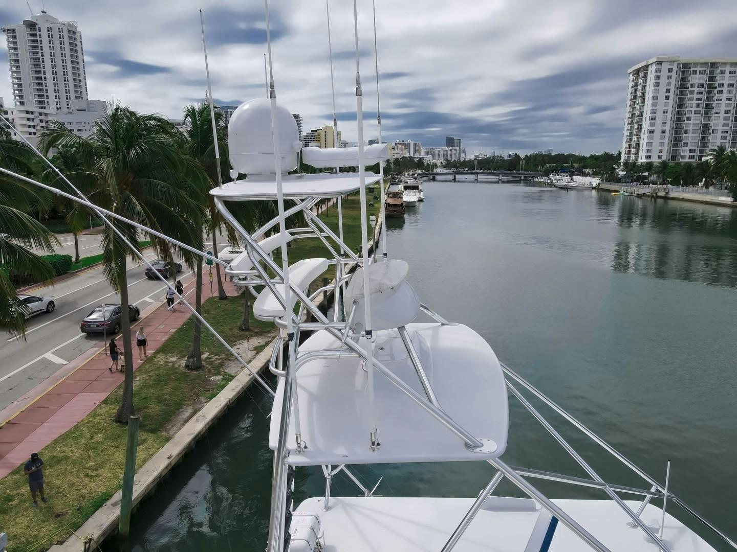 a boat on the water aboard REEL DEAL Yacht for Sale