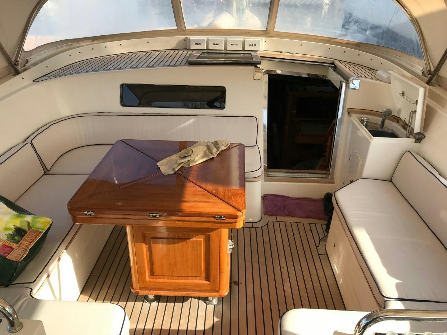 inside of a vehicle aboard TIGA BELAS Yacht for Sale