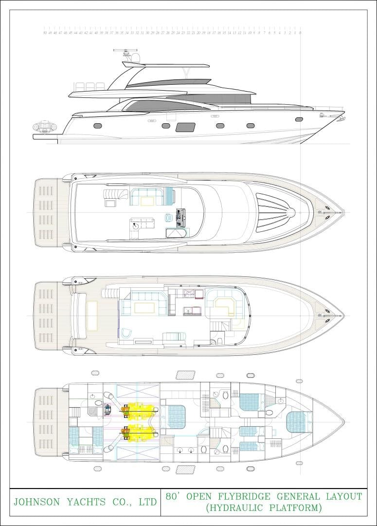 diagram aboard No Name Yacht for Sale