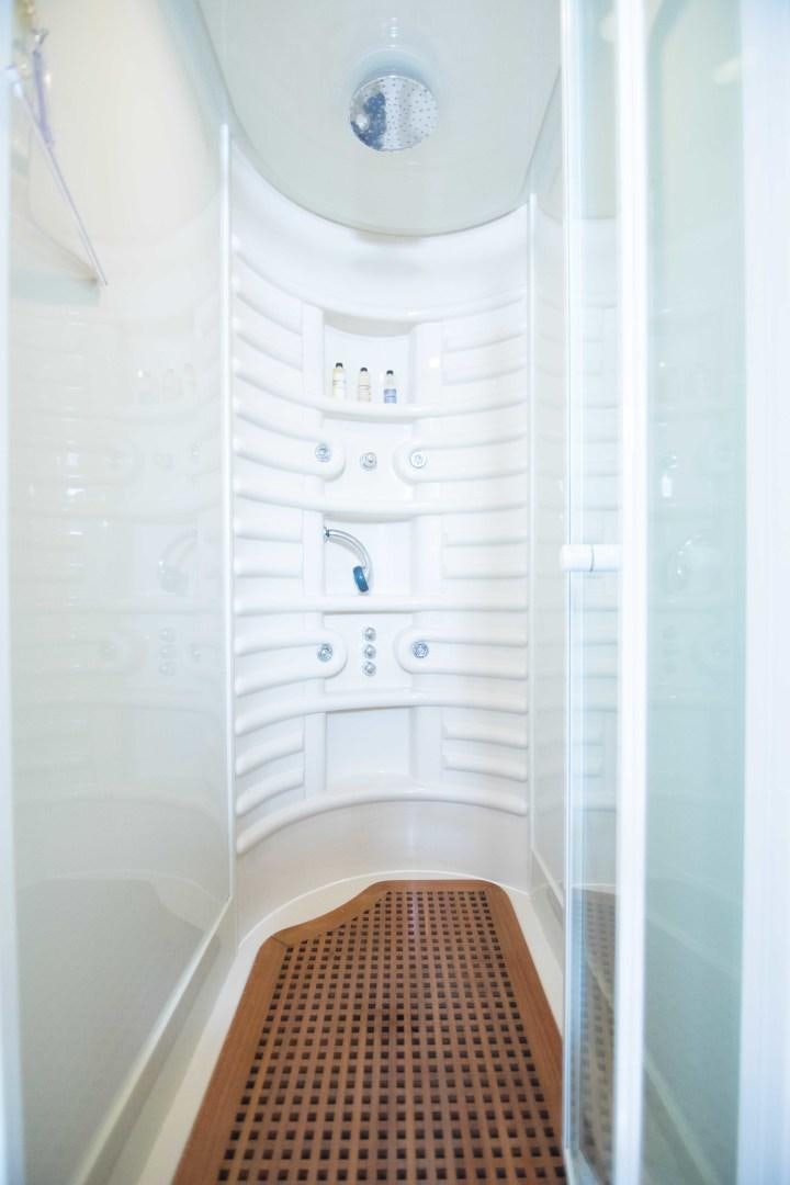 a white electrical device aboard ENCHANTED LADY Yacht for Sale