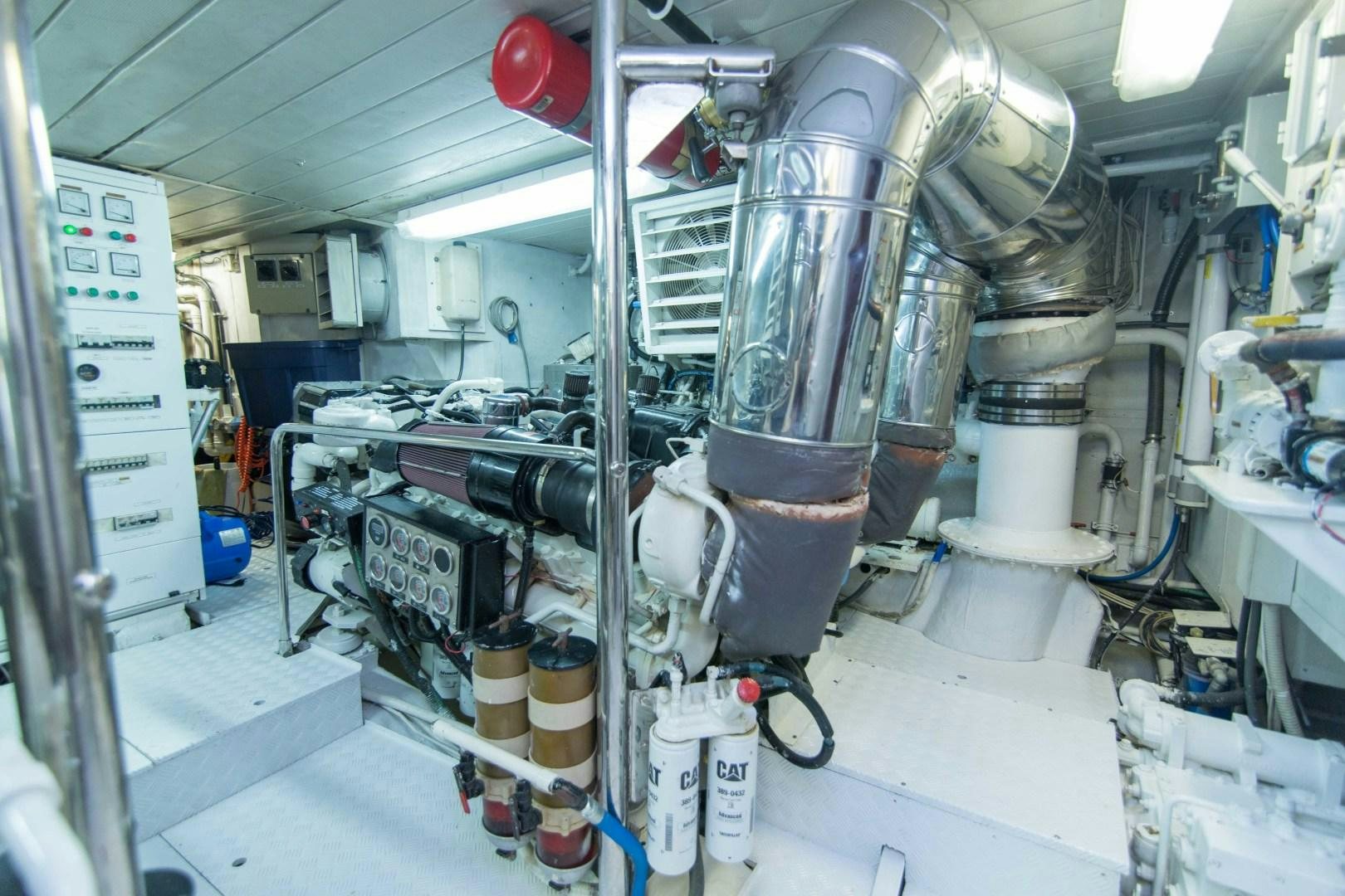 a room with machinery aboard ENCHANTED LADY Yacht for Sale
